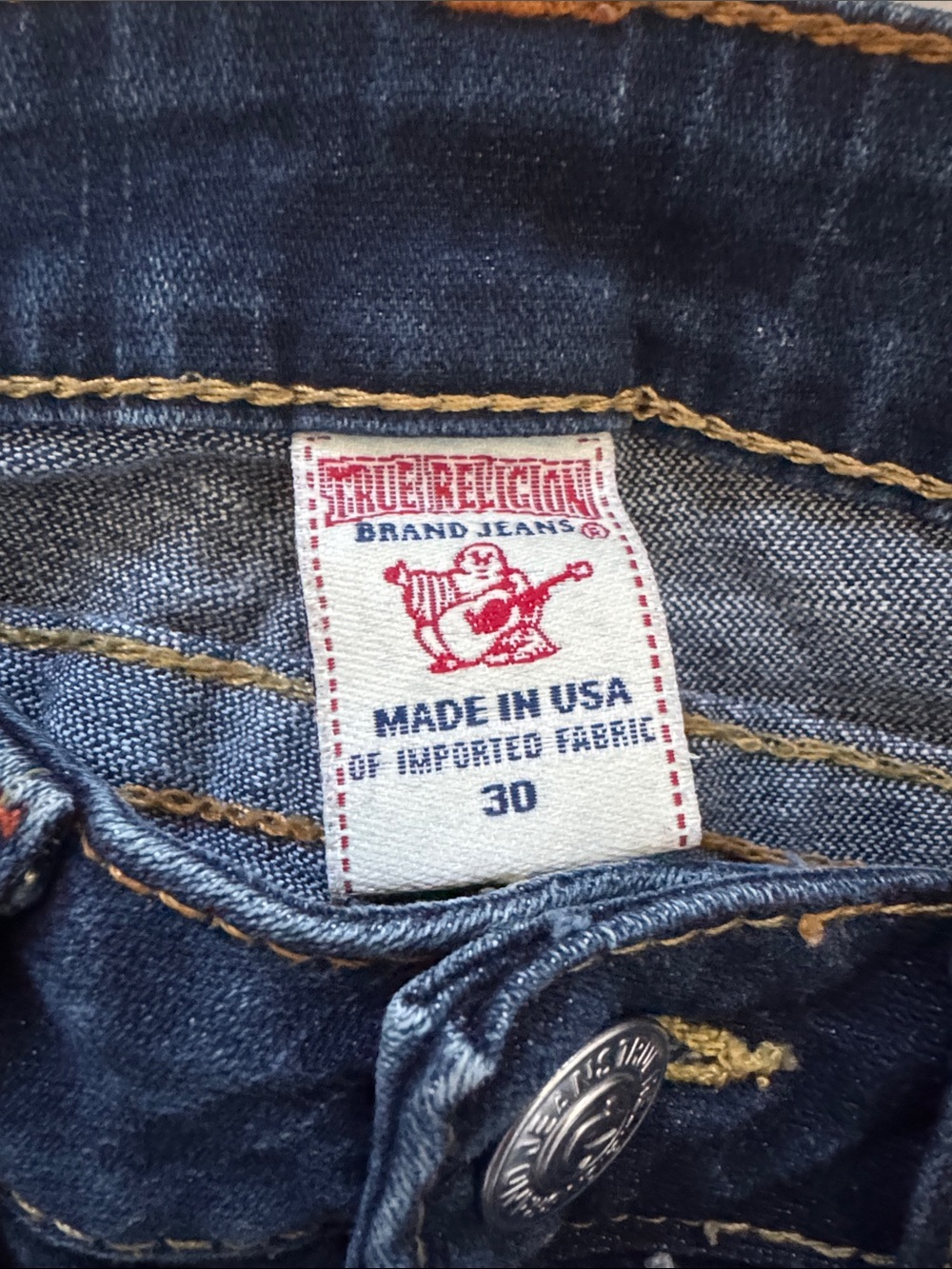 True Religion Julie Denim Jeans Made in USA Size 30 - Picture 6 of 16